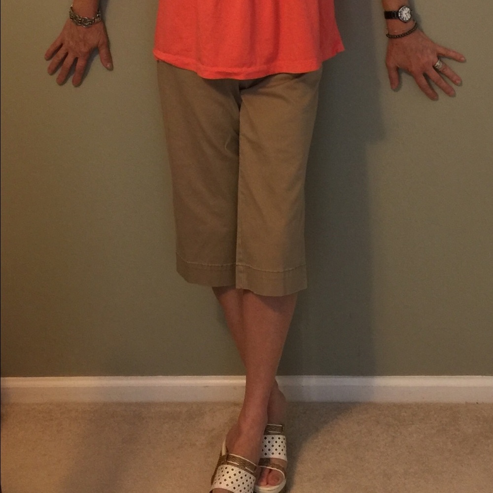 J. Crew Tan Capris